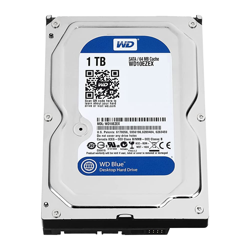 WD Blue HDD - 1TB - 128MB Cache