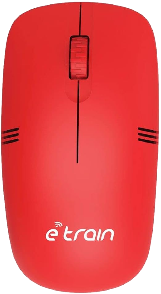E-Train M010R Wireless Mouse - Red