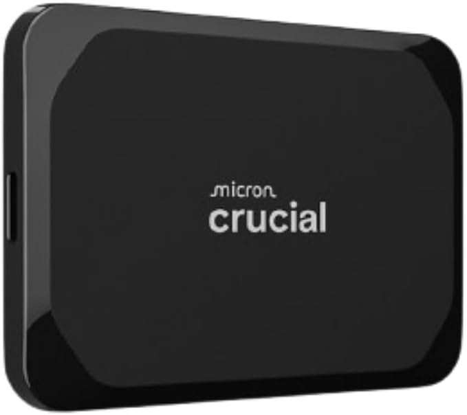 Crucial X9 External SSD - 1TB (1050MB/s)