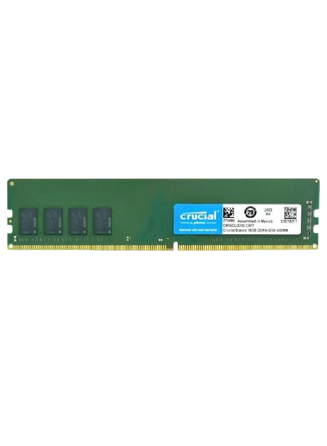 Crucial RAM 16GB DDR4 3200 MHz UDIMM CL22 Desktop Memory - CT16G4DFRA32A