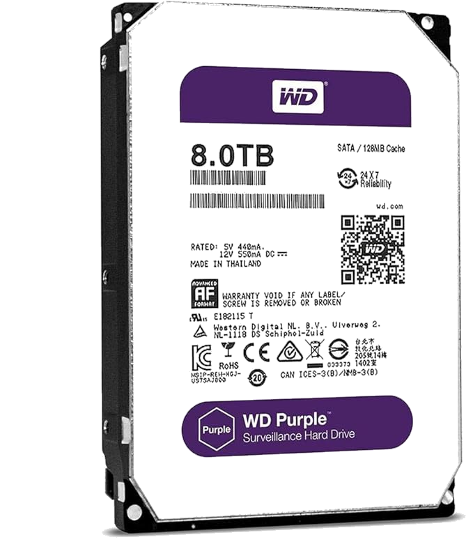 WD Purple HDD - 8TB