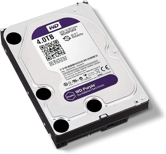 WD Purple HDD - 4TB