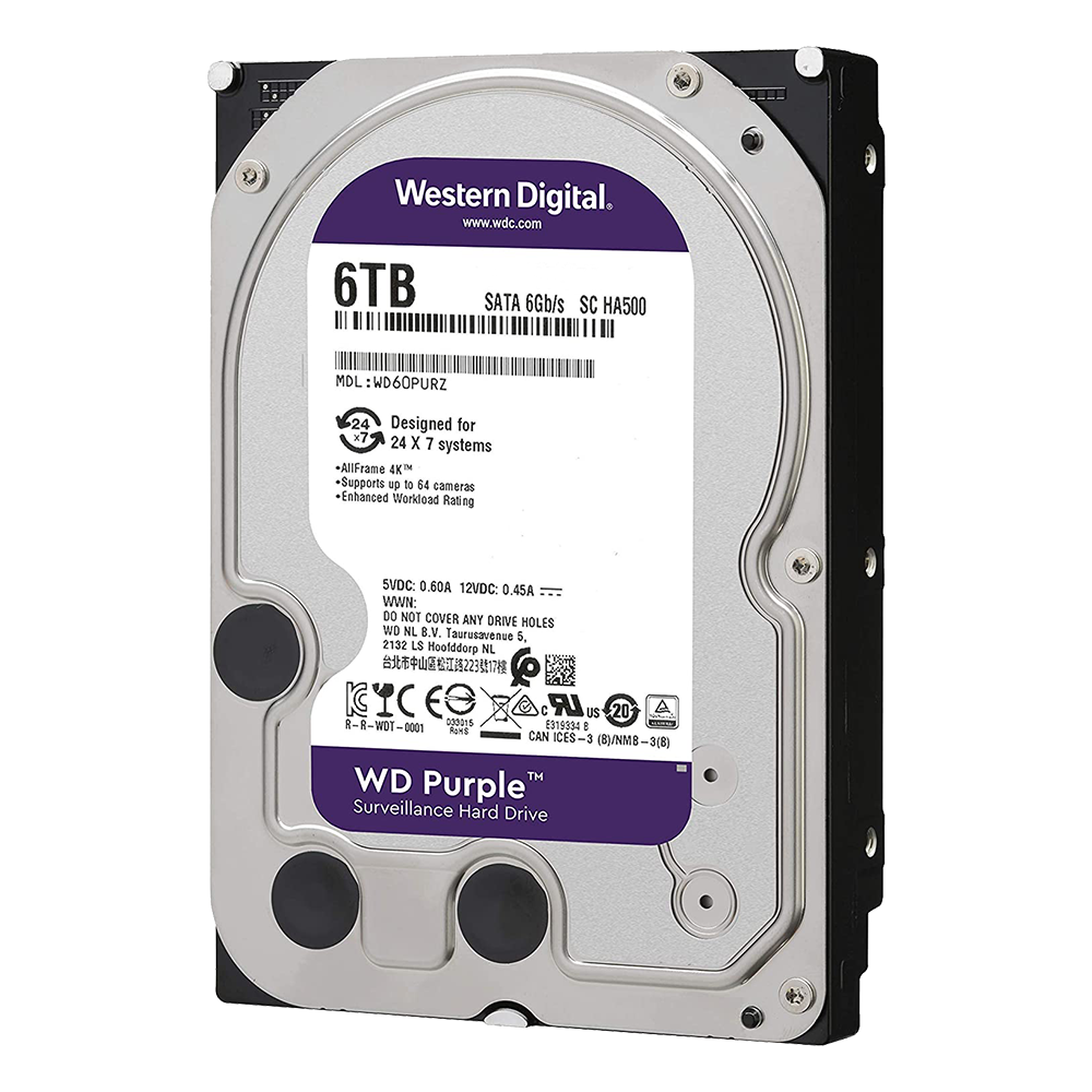 WD Purple HDD - 6TB