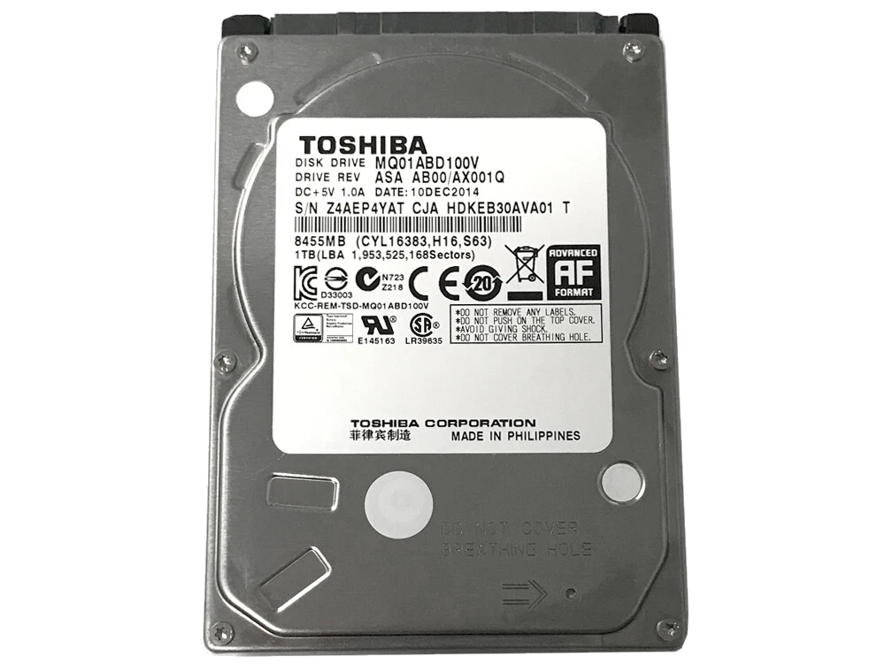 Toshiba Laptop HDD - 1TB