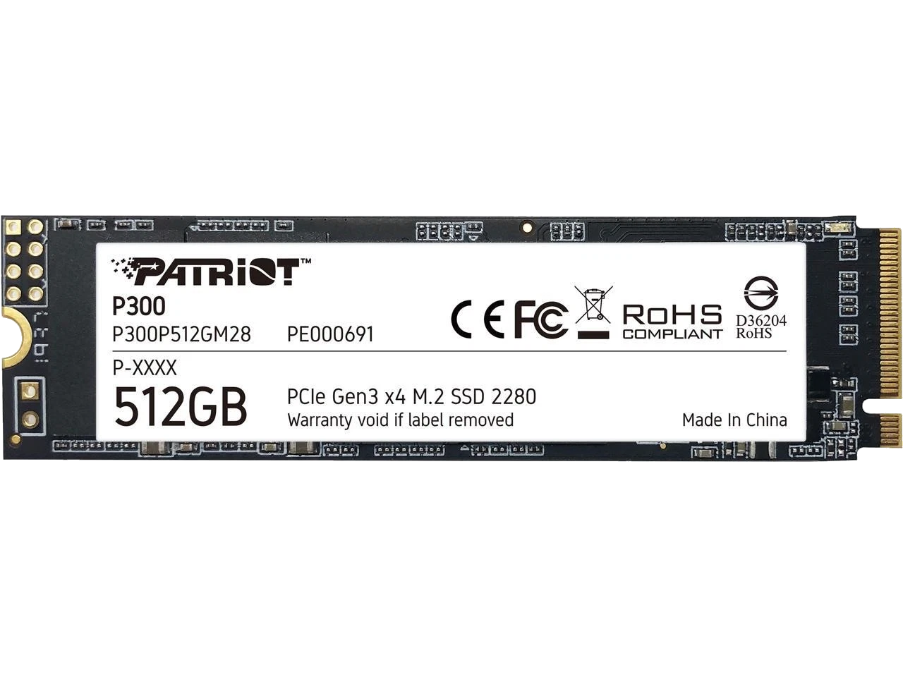 Patriot M.2 NVMe SSD - 500GB