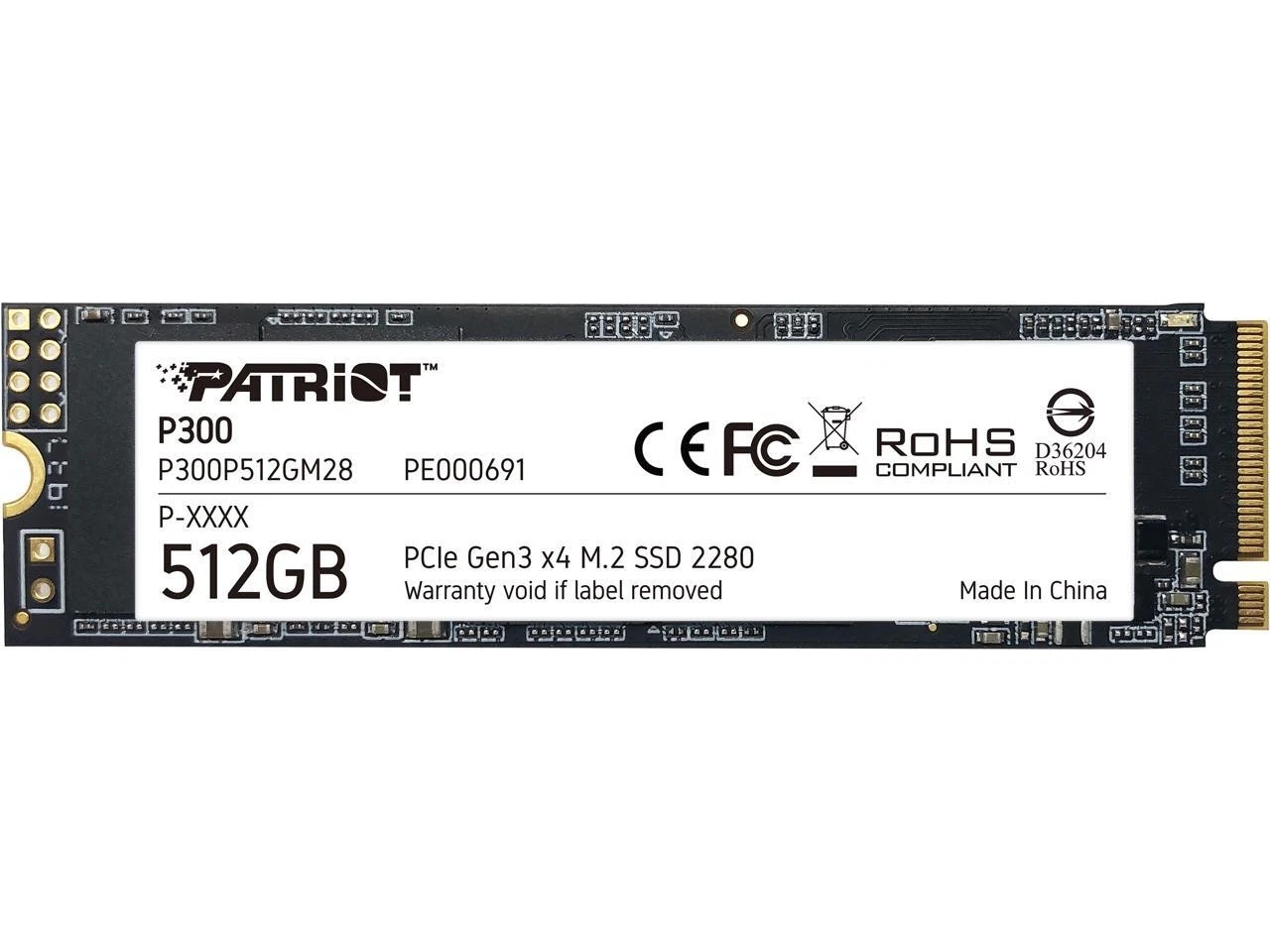 Patriot M.2 NVMe SSD - 500GB