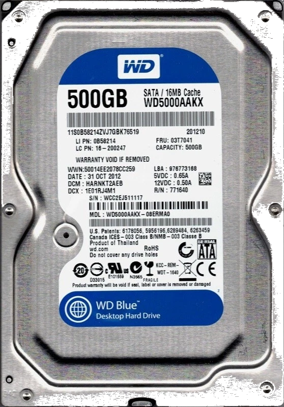 WD HDD REF - 500GB